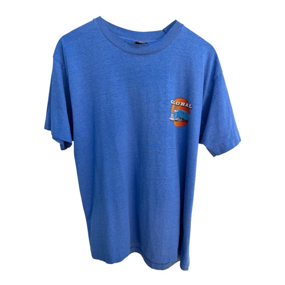 Vintage Global / Amador Worldwide Moving Truck T-Shirt XL Made USA